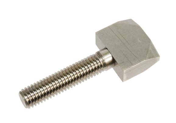 HEAD HEAD HEIGHT SHAFT THREAD SIZE HEAD WIDTH T Slot Bolts Stainless Steel Shaft Fits Table Thread Head Height Head Head Order Threads Length Slot Length Over Table Width Length Number 3/8-16 1" 3/8"