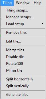 When you are working in Interactive editing mode, you can select one or more tiles and make specific changes to