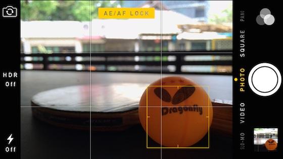 On an iphone, you can set your focus by tapping the object you d like to