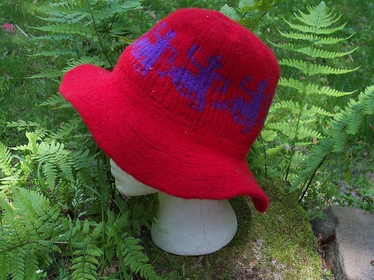 Dancing Grannies Red Hat By Denise Layman This fun hat is a must for any Red Hat Lady out there! This is a pattern that fits the Red Hat Ladies feisty personality!