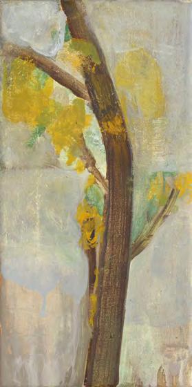 Sarah Armstong-Jones Tree with Lichen 2009 Oil on