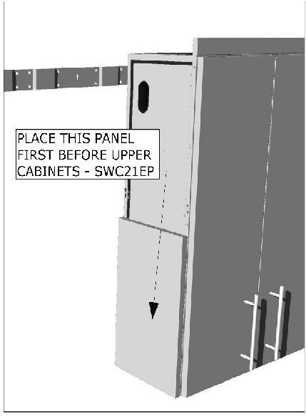 If placing any Spacers, remember to also place the Spacer Rail Supports, these do not attach to the spacer panel themselves, instead they work to create the