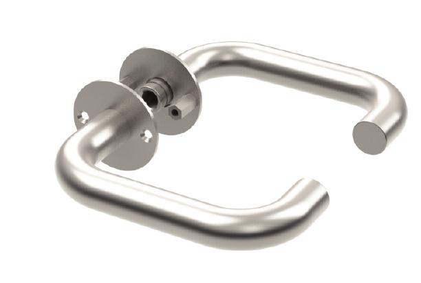 AB316-01AC PRODUCT CODES - 19mm Safety Lever on Rose - 22mm Safety Lever on Rose - 52 x 4mm Euro Cylinder - Escutcheon Set - 52 x 4mm