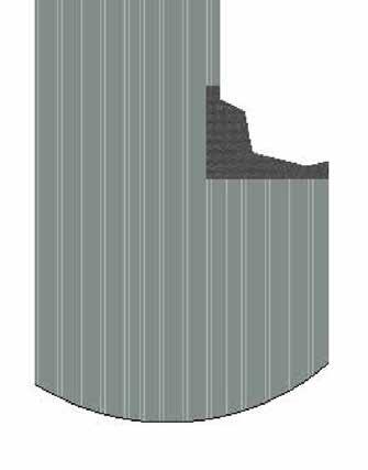 Cladding Details All 113462 Gutter Cut-Out Template PANEL TOP Apply 104774 vent tape over open panel cells. Twin-Wall Polycarbonate Panel To position gutter cut-out template on panel: 1.