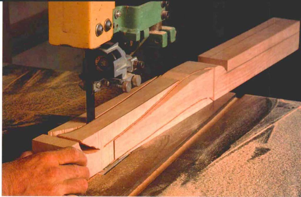 Fine carving, hand-cut dovetails and handplaned surfaces remove any trace of the machines that did the grunt work before me.