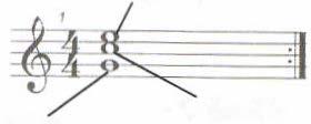 ............... THE FOURTH (4TH) AND THE SIXTH (6TH) CHORD The fourth (4th) and the sixth (6th) chord (6:4) is composed of the bass (B), the fourth (4th) and the sixth (6th) Example: 6th (sixth) /