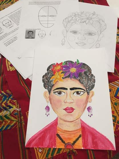 FRIDA KAHLO - HER PHOTOS Frida Kahlo - Self Portrait Lesson Students will explore a photo collection composed by one of the most beloved female artists, Frida Kahlo.
