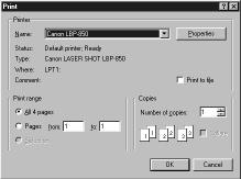 When you select JBIG (*.jbg) at [Scan Batch to File] or [Film Address File Name] and print the scanned image, the image may not be printed properly even if you select Actual size and Fit to paper.