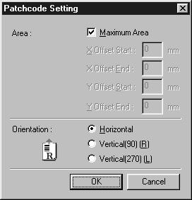 Patch Code Settings Make the settings for scanning patch codes (See P. 47) and function sheet patterns (See P. 49).