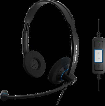Culture Series SC 30 USB CTRL SC 60 USB CTRL Deployment friendly solution with integrated call control and USB connector Sennheiser Voice Clarity for a more natural experience Optimum speech