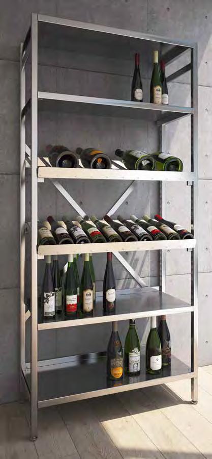 rack high Type A Wine rack A section of industrial rack has become an