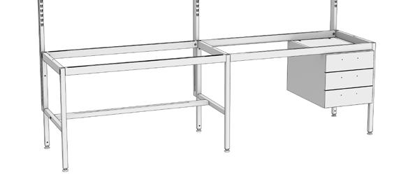 stainless Table can be raised