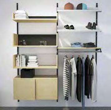 and clothes rail
