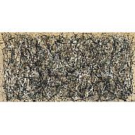 1950 Number 1A, 1948 1948 Oil and enamel paint on canvas 68" x 8' 8" (172.7 x 264.
