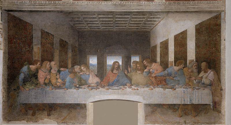 The Last Supper (1494 1499) Leonardo da Vinci tempera on gesso,