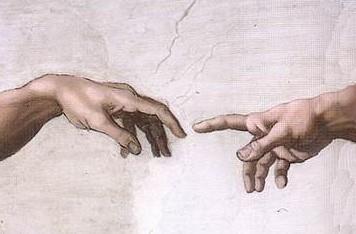 Adam The hands God Despite his low opinion of painting,