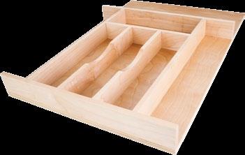 Cutlery Drawer Inserts Width Depth Height Ctn Qty DO14 14-5/8 22 1-3/4 5 DO20 20-7/8 22 1-3/4 5 Easy drop-in installation