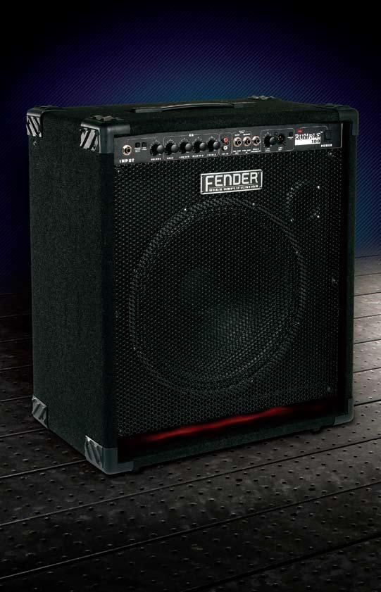 RUMBLE 100 100 watts 15 Fender Special Design speaker High-frequency piezo horn Removable casters BASSMAN 250 250 watts
