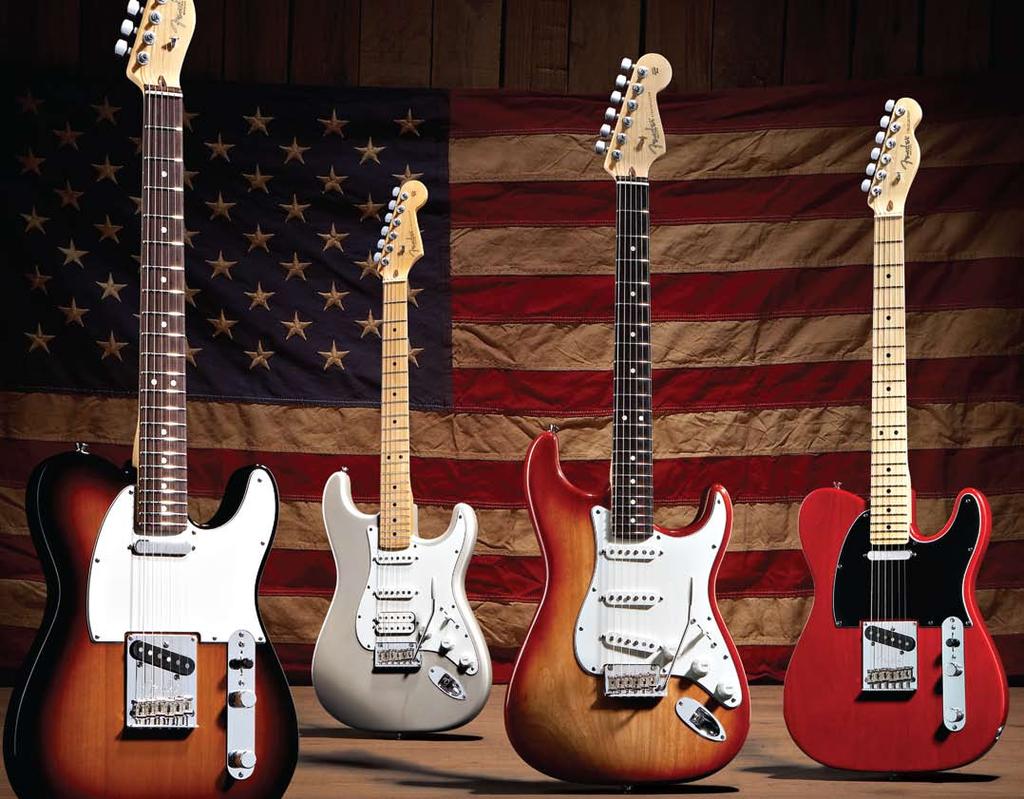 Some people make headlines, while others make history... make history. What s new? The new American Standard Stratocaster and Telecaster guitars feature: New bridges.