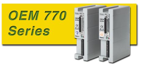Catalog 8-4/USA 77 & 77X Compact, Low-Cost Solutions The Making of a Servo System Servo systems rely on feedback devices to continuously correct for errors in current or torque, velocity, and