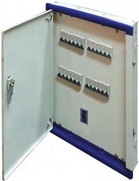 Bitoron- 400 LV power distribution system bitoron 400-F suitable for 1/2/3 poles mcb w H h W D No of rows No of mcb Dimension Part No.