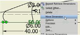 5). You can also move a dimension between views by using the Move Dimension command.