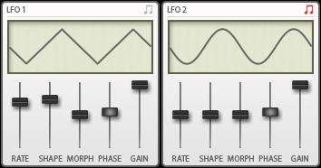 16 3.2 LFO1 and LFO2 Etch's LFOs can operate at audio rates, reaching speeds of 1024 Hz.