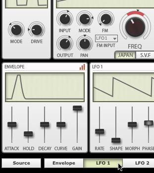 20 4 Using TransMod modulation in Etch Using TransMod modulation The TransMod modulation system allows you to route a single modulation source to multiple synthesis and effect parameters, each with