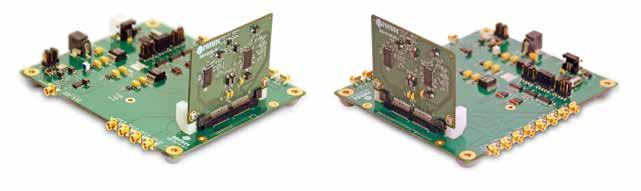 Lower frequency baseband signals are directly translated to and from 60 GHz, minimizing the need for expensive and complex millimeterwave interconnection components on the printed circuit board. New!