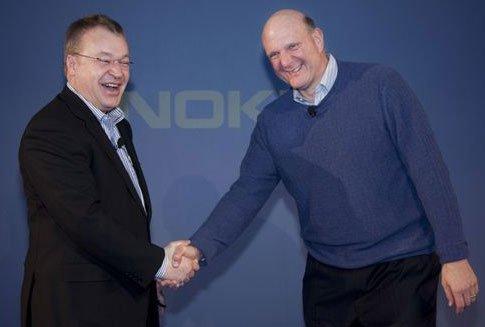 Strategic alliance between Nokia and Microsoft (Feb.