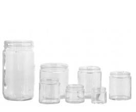 bottles, 9 ounce straight sided jars,