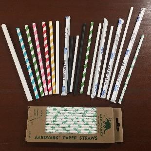 Paper Straws Backyard Compostable Marine Biodegradable FDA Approved Sustainable Paper No coatings or waxes and GMO & BPA Free Ask about Custom