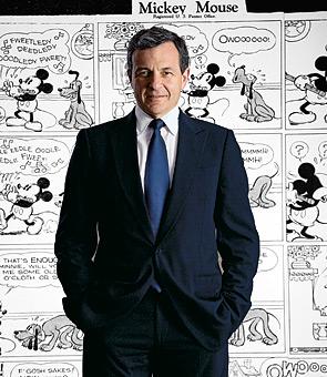 Disney corporate history 2005 - Michael Eisner announces he will step down at end of contract in 2006; Bob Iger (President) hired to replace him.