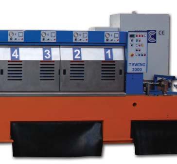 Peculiar characteristic of the new machine is a structural beam with very high robustness and