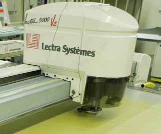 6 7 CUTTING (AUTOMATIC) PREPARATION FOR SEWING Following the textile finishing process,