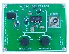 25. AUDIO GENERATOR [VCT- 24] Technical Specifications: * XR2206 based audio generator * Frequency : 300 Hz to 3.
