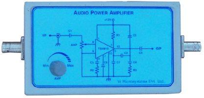 28. AUDIO POWER AMPLIFIER [VCT - 27] FEATURES * Large output power of 7 watt at 4 ohm speaker. * Low harmonic and cross over distortion.