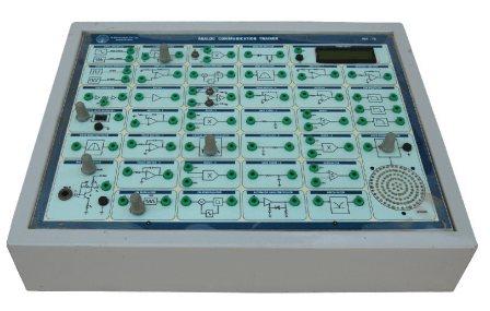 62. ANALOG COMMUNICATION TRAINER [VCT-75] This trainer is used in understand and study the various analog communication systems & study the noise effect in this system. i. AM system ii. FM system iii.