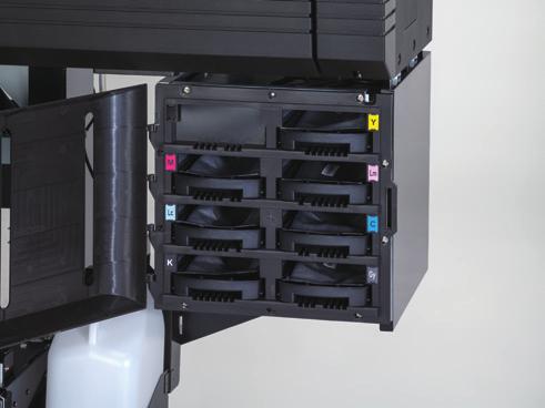 New Air Flow and Large Heater Large Capacity Ink Cartridges and Sub Tanks Speed Productivity with