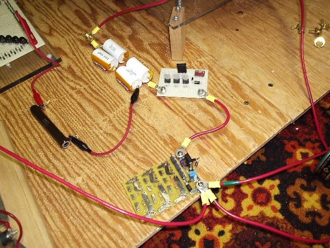 Figure 12. Gate voltage on IGBT during 800 amp operation. As a first test, a very simple system was set up. It was not optimal and only consumed 14.