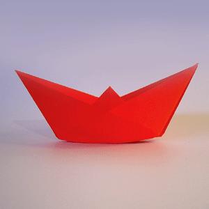 USING THE DIRECTIONS ON THIS HANDOUT, WHICH COMES FROM ORIGAMI- FUN.COM, CREATE YOUR OWN ORIGAMI BOAT.