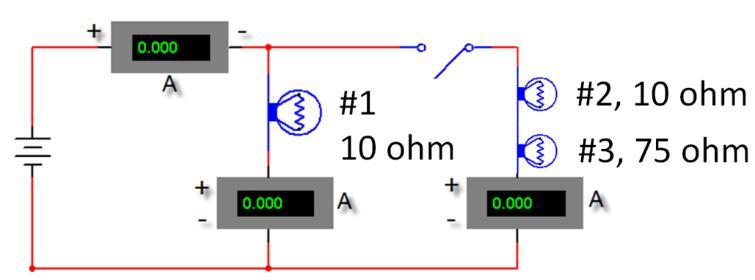 Creating a Combination Circuit 13. Create the circuit shown below.