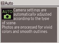 a button. It s easy: press the O button on the back of the camera for detailed information about particular functions.