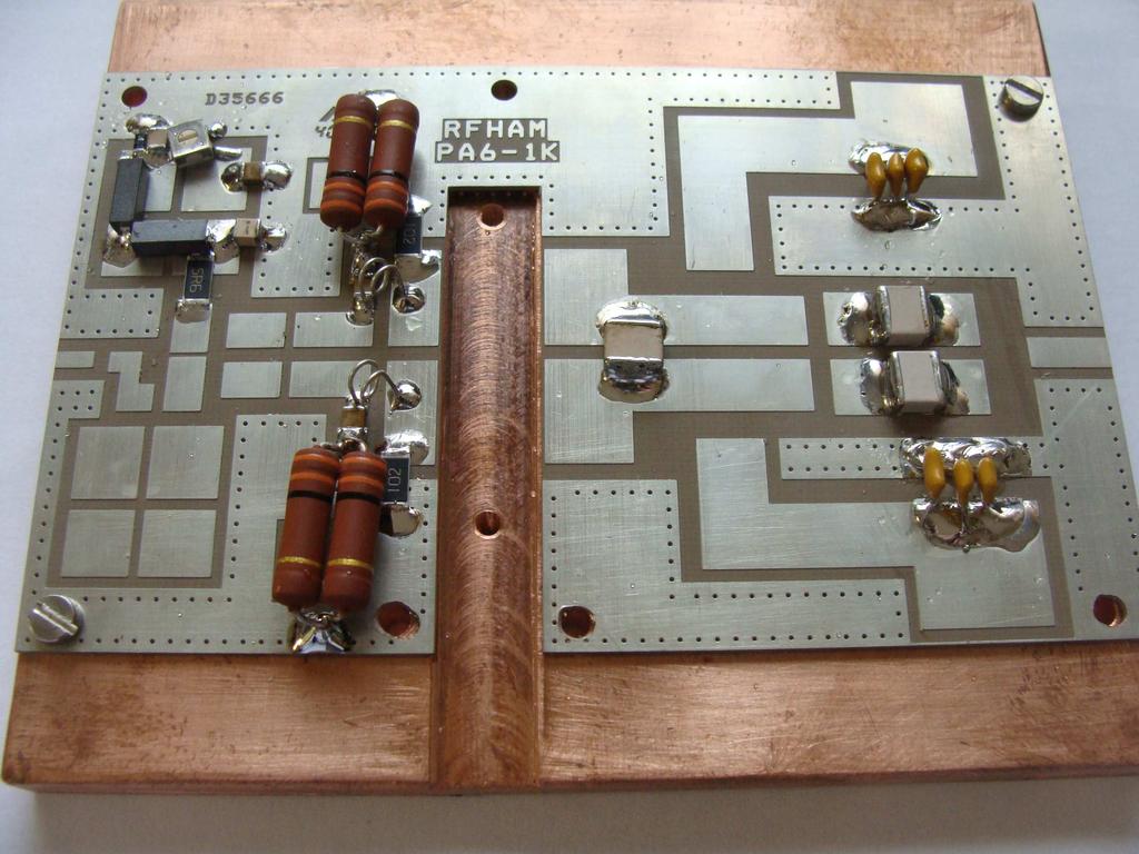1) put the PCB on the copper