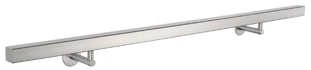 8 Stainless steel handrail 30 x 30 x mm, L = 500 mm KWS