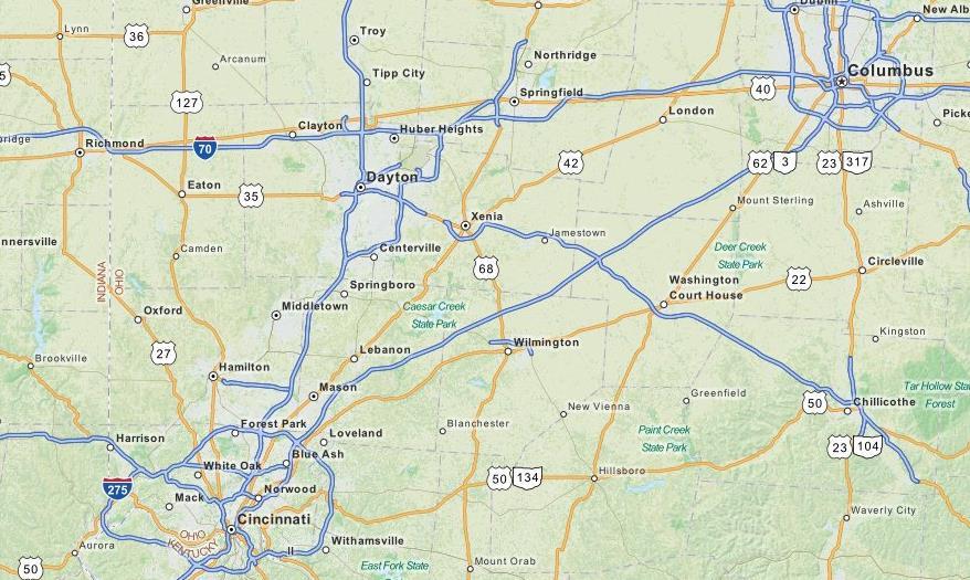 Street Map Subject Property 4500 Lyons Road, Miamisburg, OH Cincinnati, OH 45 miles