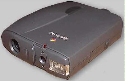 Digital 1994 Apple quicktake, first mass-market color digital camera,