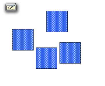 Well for our 4 patch we want two squares of one color two of another color. So click on one of the squares.