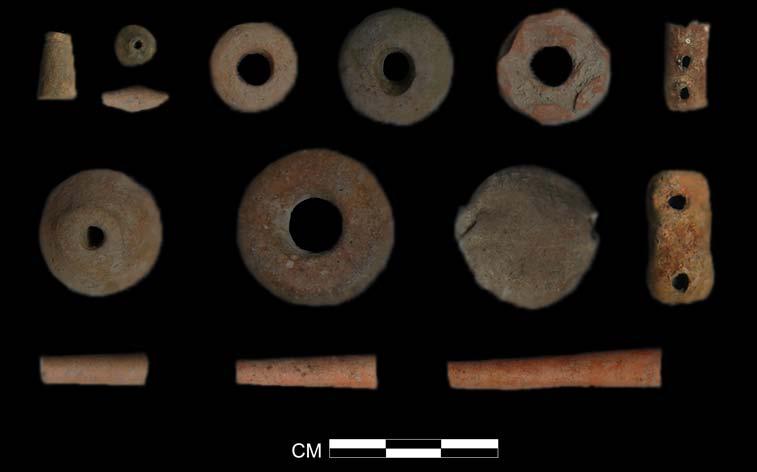 ISSN 2347 5463 Heritage: Journal of Multidisciplinary Studies in Archaeology 4: 2016 Figure 11: Terracotta Beads, Dholavira The etched / bleached / decorated carnelian beads is another category of