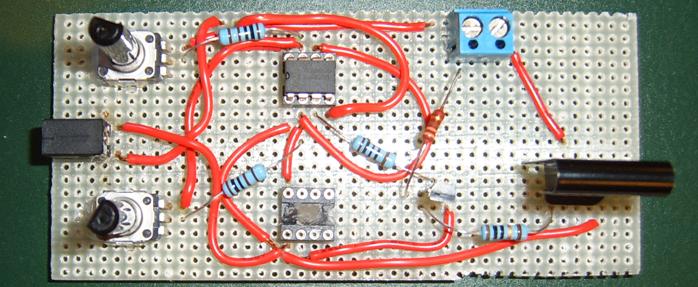Constructing the Audio Oscillator Circuit Create the audio oscillator using the ICM7555 CMOS timer following the product data